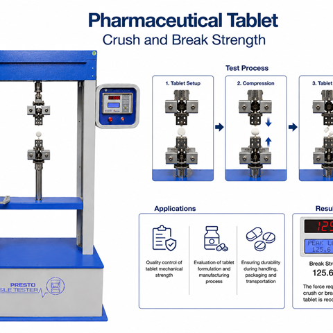 Pharmaceutical Tablet Crush and Break Strength